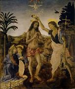 Baptism of Christ Andrea del Verrocchio